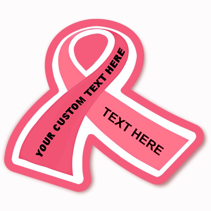 2.69x2.25 Promotional Awareness Ribbon Shape Magnets 30 Mil